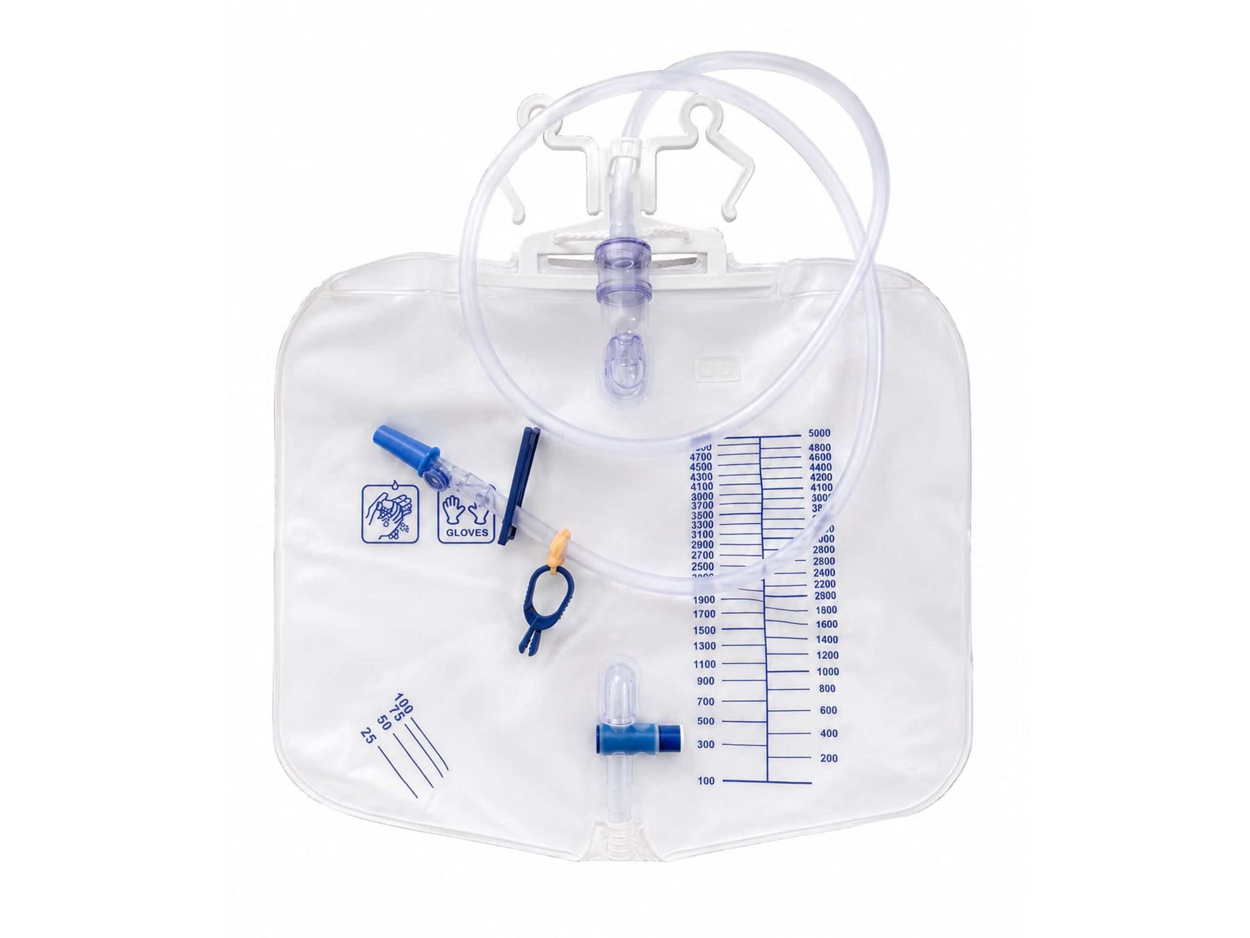 Imagen de Bolsa Recolectora de Orina 5000 ml con Cámara de Flujo